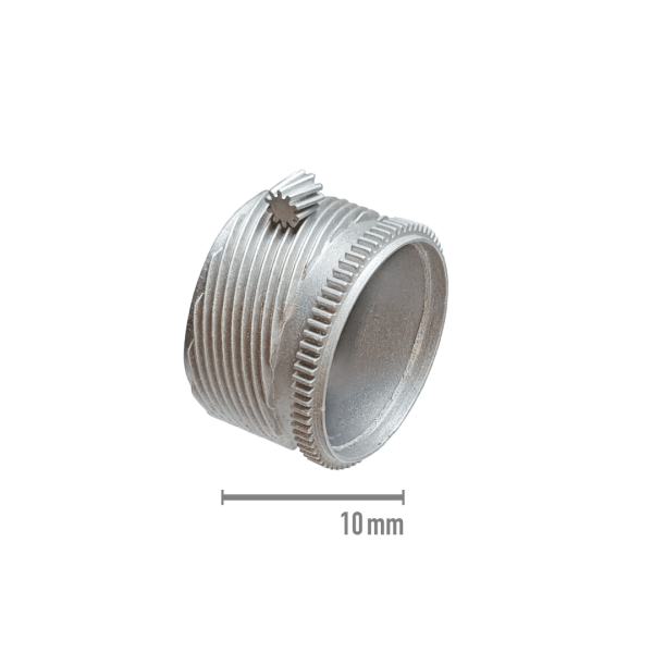 Integrated helical gear and spur gear